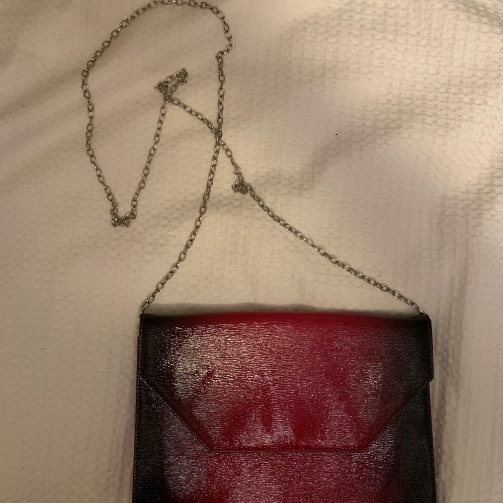 Super trendy Red and Black ombré cross body